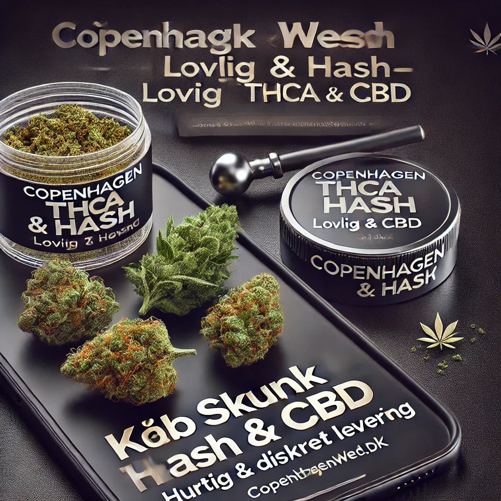 Køb hash og THCA hash lovligt i Charlottenlund hos CopenhagenWeed.dk. Hurtig og diskret levering.