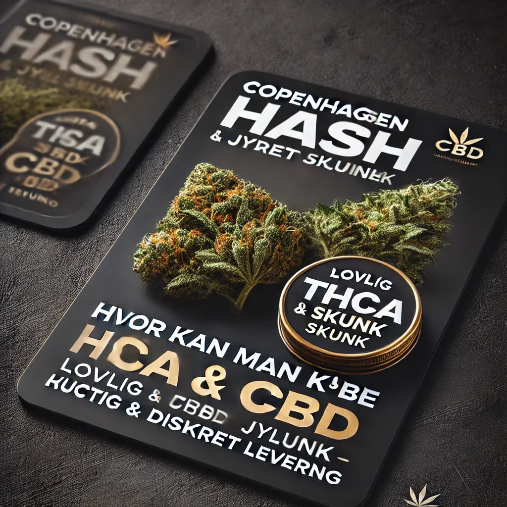 Køb hash og THCA hash lovligt i Jyllinge hos CopenhagenWeed.dk. Hurtig og diskret levering.