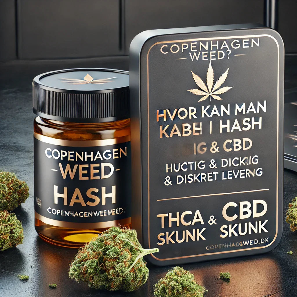 Køb hash og THCA hash lovligt i Måløv hos CopenhagenWeed.dk. Hurtig og diskret levering.
