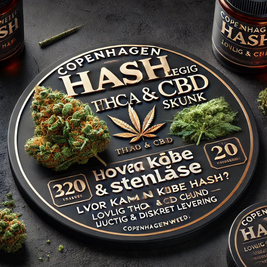 Køb hash og THCA hash lovligt i Stenløse hos CopenhagenWeed.dk. Hurtig og diskret levering.