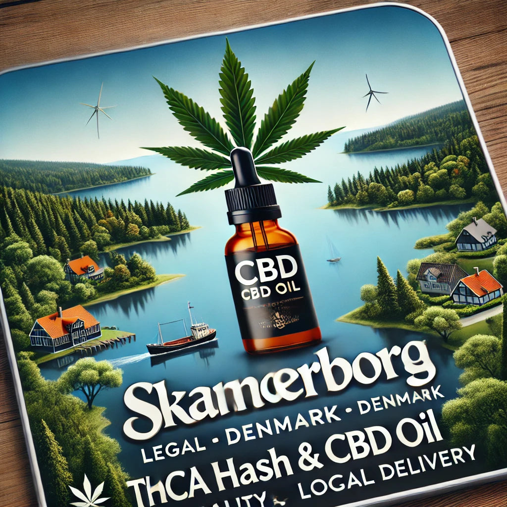 Køb hash og THCA hash lovligt i Skanderborg hos CopenhagenWeed.dk. Hurtig og diskret levering.