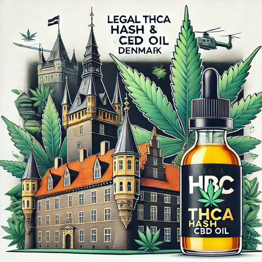 Billede af Koldinghus med cannabisprodukter – Køb lovligt THCA hash og CBD olie hos CopenhagenWeed.dk med hurtig levering i Kolding.