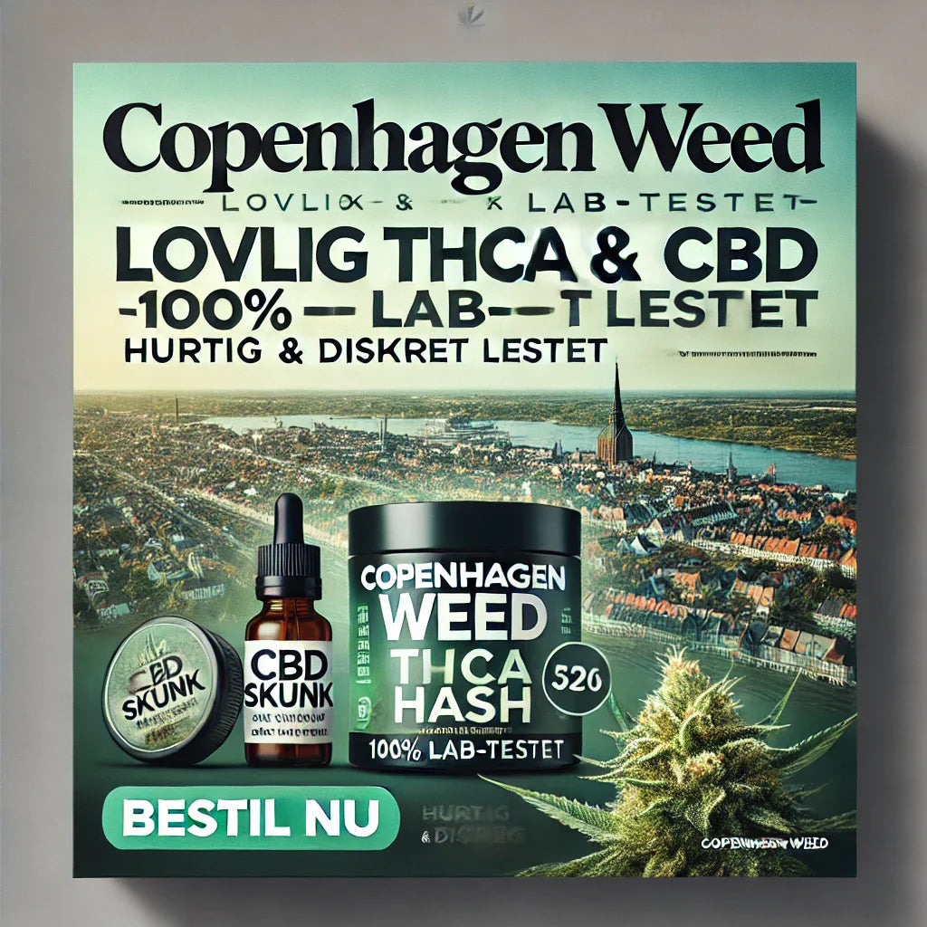Køb hash og THCA hash lovligt i Roskilde hos CopenhagenWeed.dk. Hurtig og diskret levering.