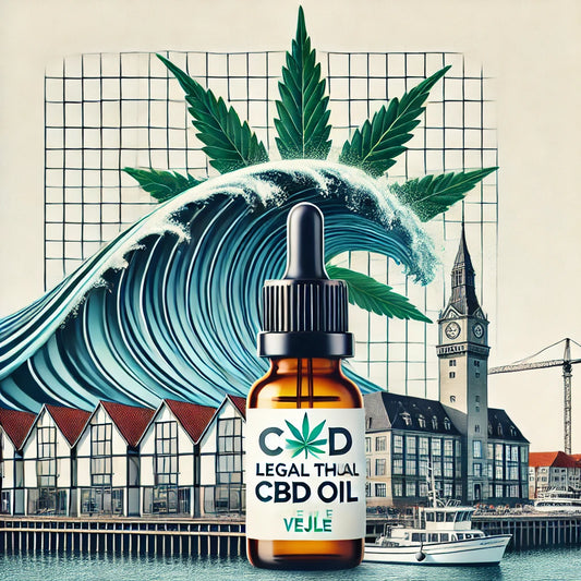 Billede af Bølgen i Vejle med cannabisprodukter – Køb lovligt THCA hash og CBD olie hos CopenhagenWeed.dk med hurtig levering i Vejle.