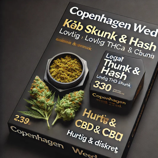 Køb hash og THCA hash lovligt i Viborg hos CopenhagenWeed.dk. Hurtig og diskret levering.
